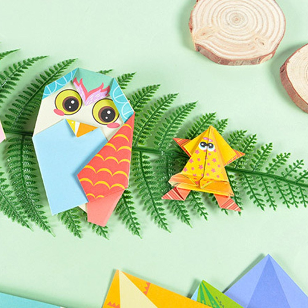 2 X 152 Sheets Origami Paper Kit with Instruction Book DIY Art and Craft Kids Toys