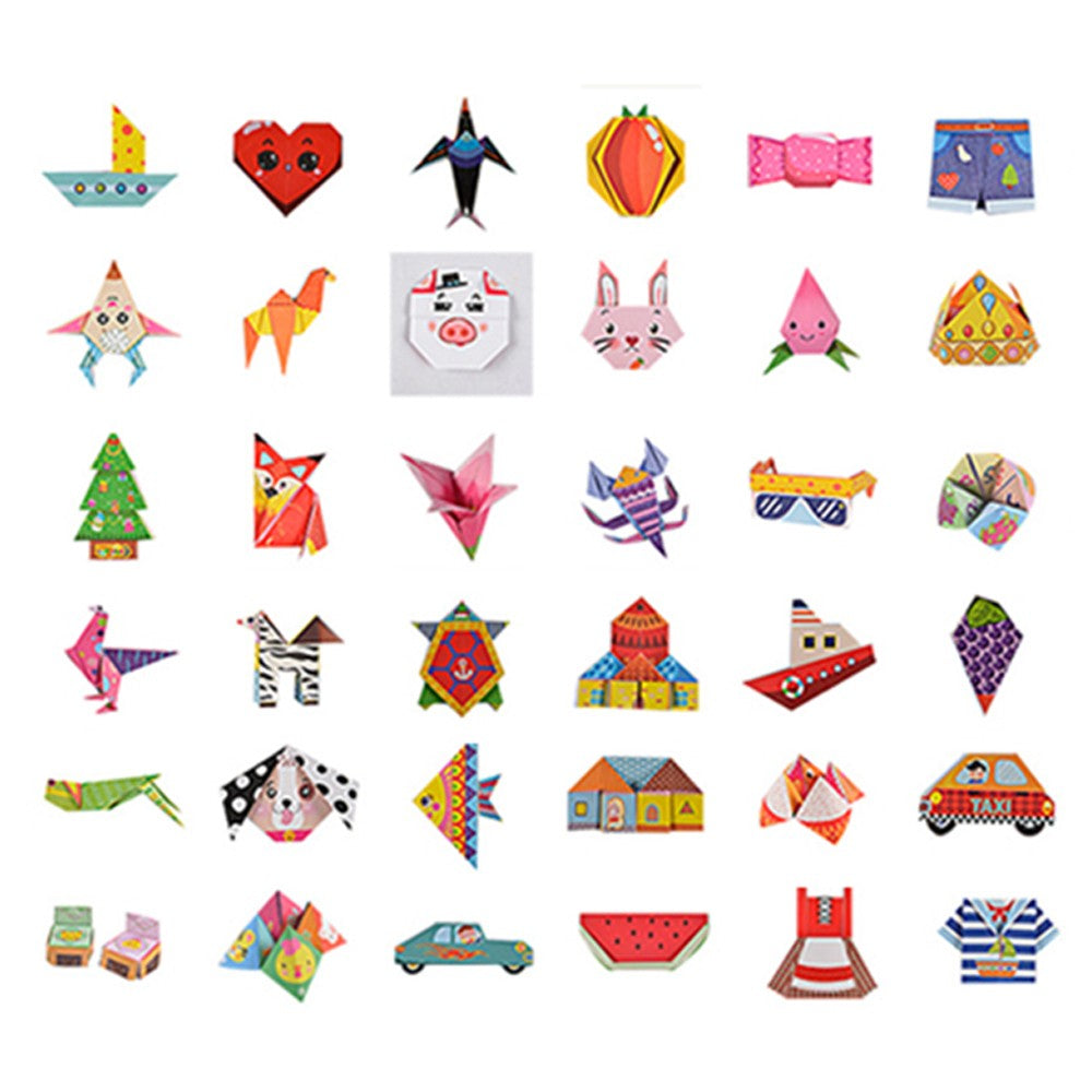 1 X 152 Sheets Origami Paper Kit with Instruction Book DIY Art and Craft Kids Toys