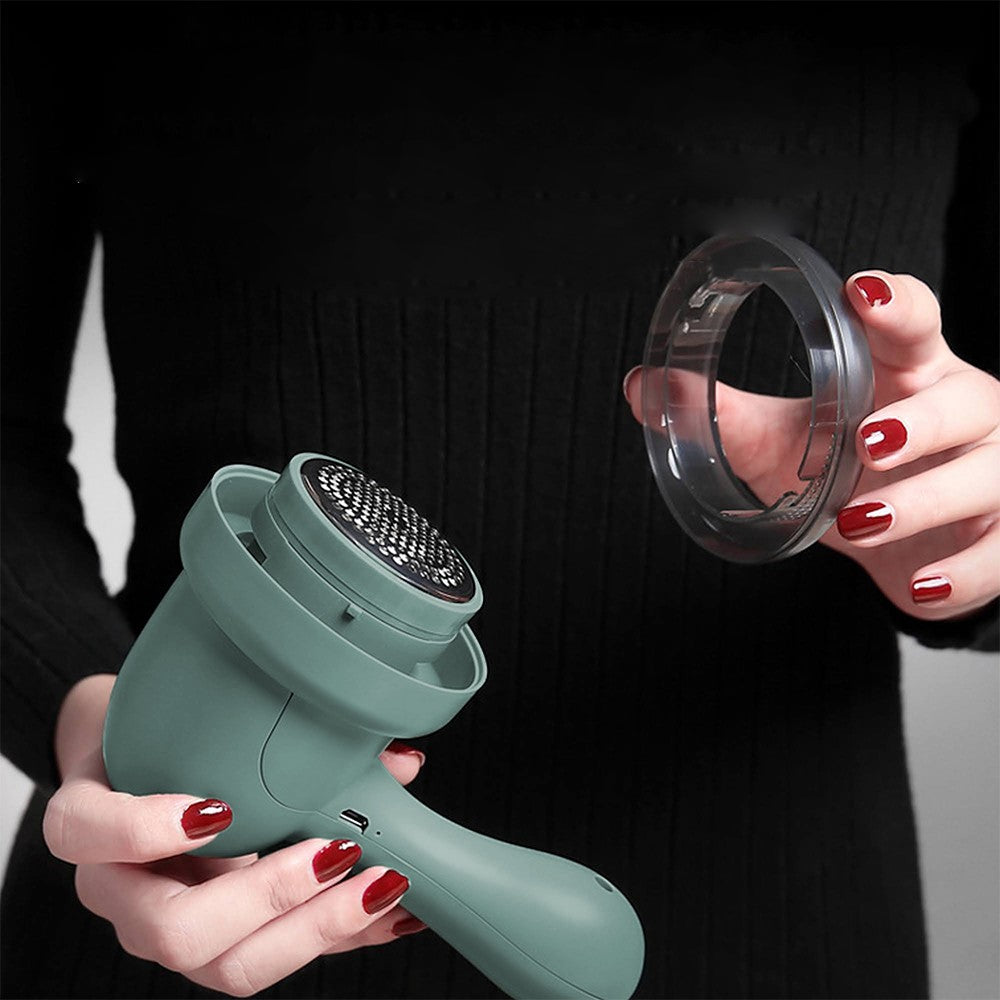 1 X Electric Lint Remover USB Rechargeable Clothes Fabric Lint Shaver Sweater Fluff Trimmer