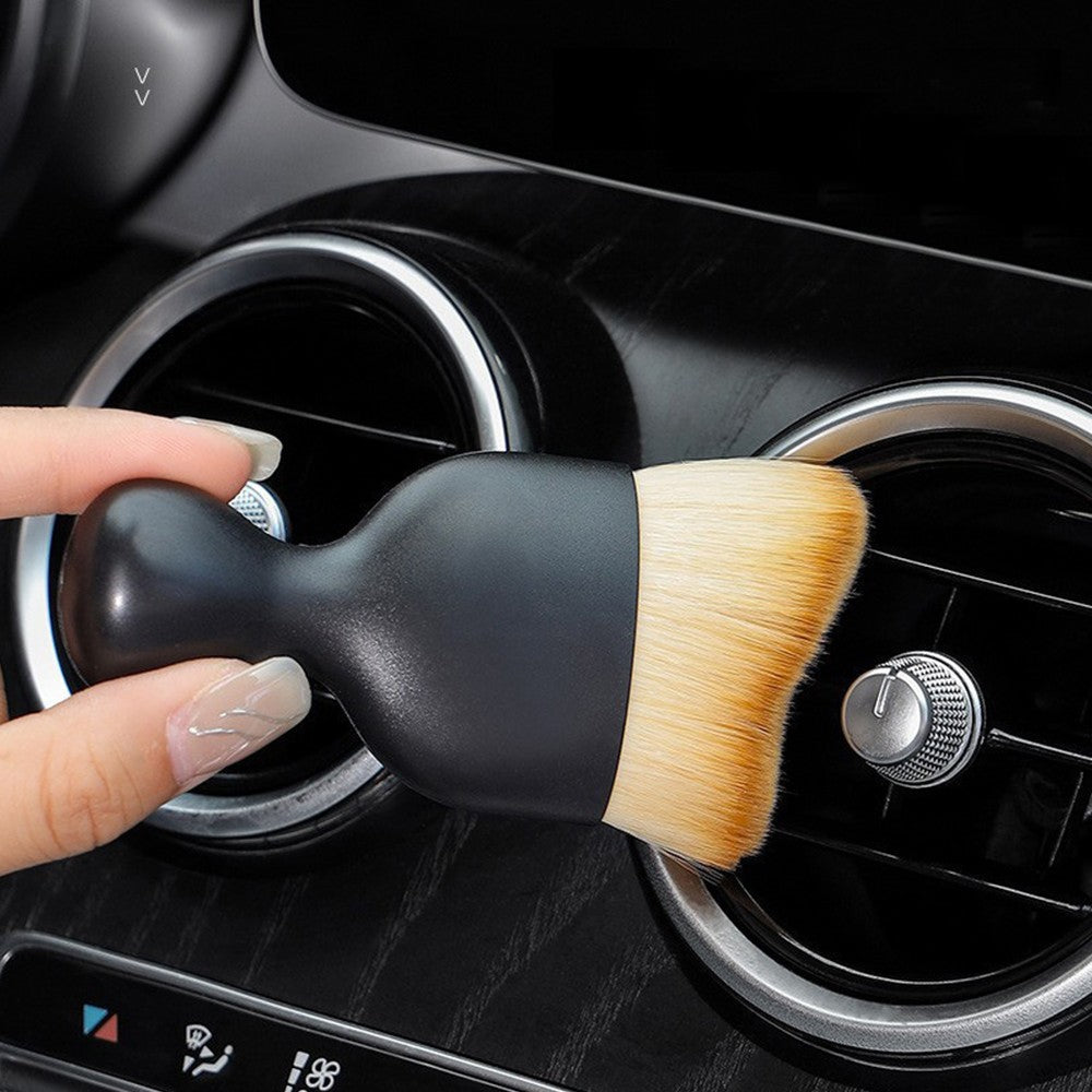 4Pcs Car Interior Cleaning Brush Auto Vents Dash Crevice Dust Cleaning Soft Bristle Brush