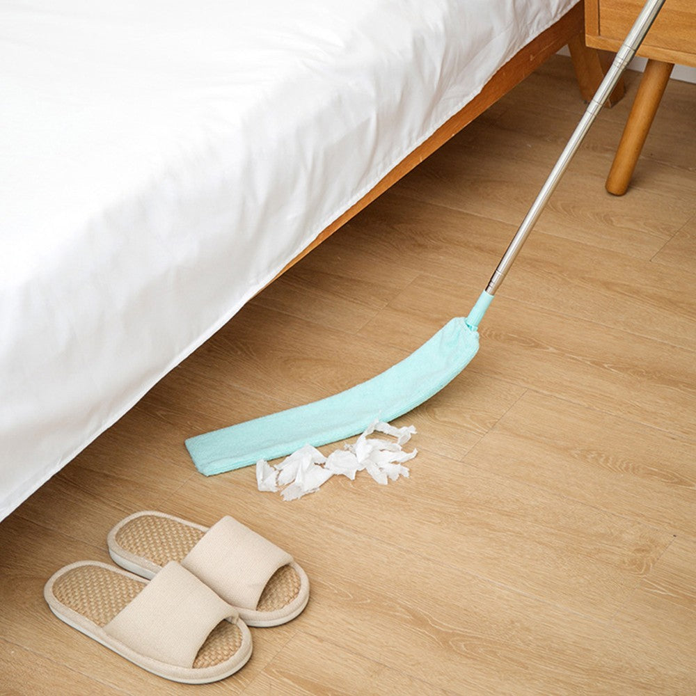Microfiber Feather Duster Brush Kit with Extendable Pole Bendable Dusters Head Cleaning Tool