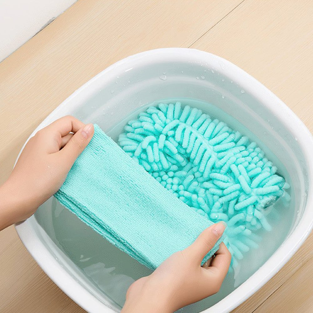 Microfiber Feather Duster Brush Kit with Extendable Pole Bendable Dusters Head Cleaning Tool