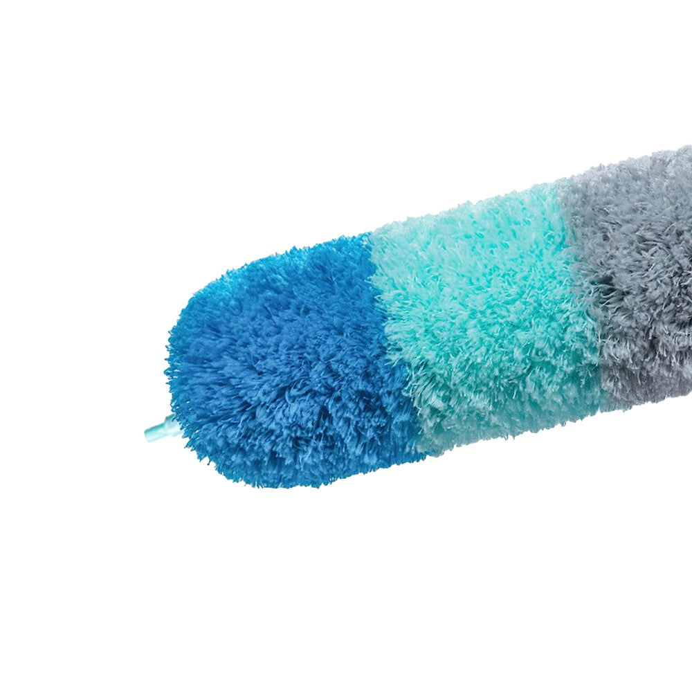 Microfiber Feather Duster Brush Kit with Extendable Pole Bendable Dusters Head Cleaning Tool