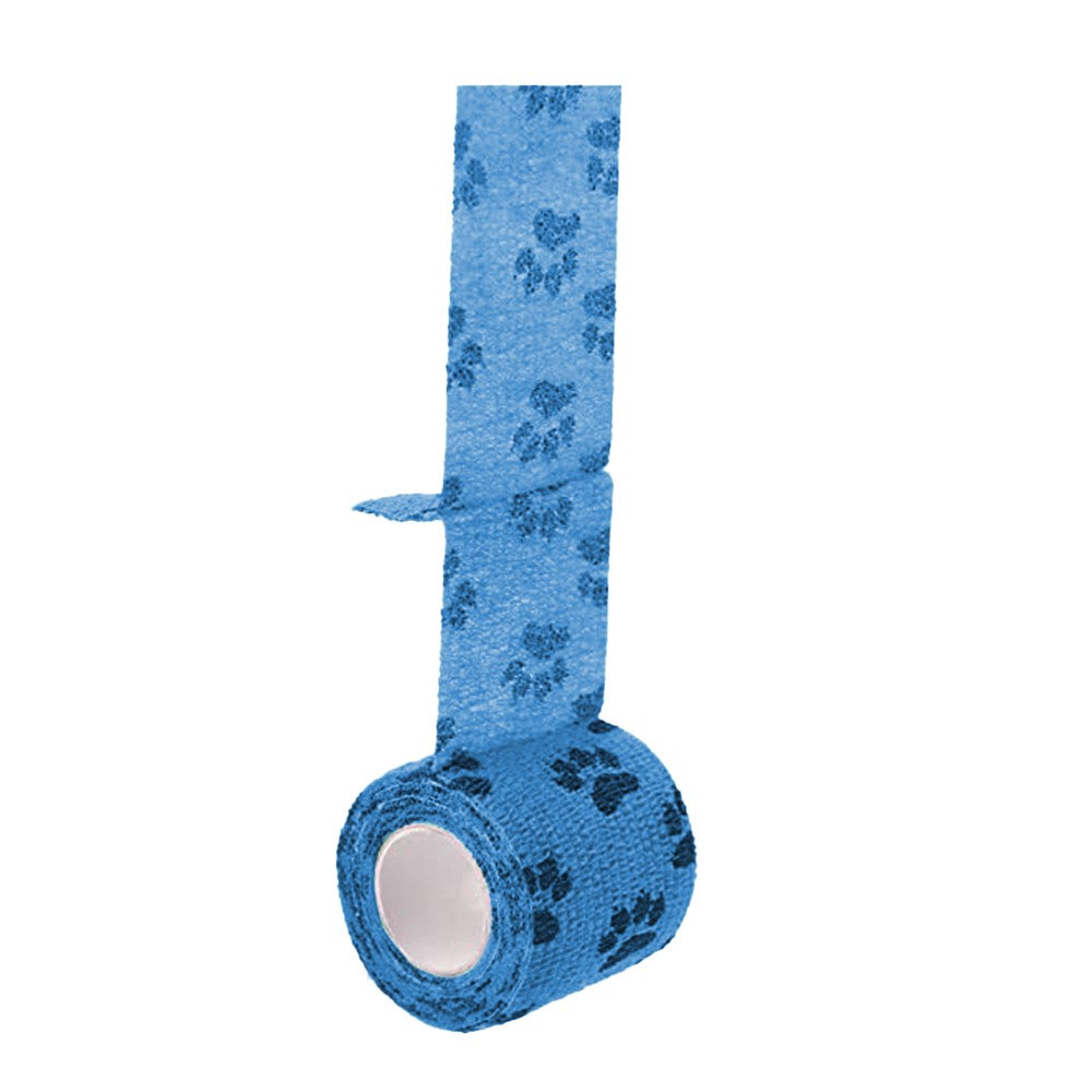 6 Rolls 10cm Self Adhesive Bandage for Pet Non-Woven Dog Bandages Elastic Pet Wounds Wrap Tape