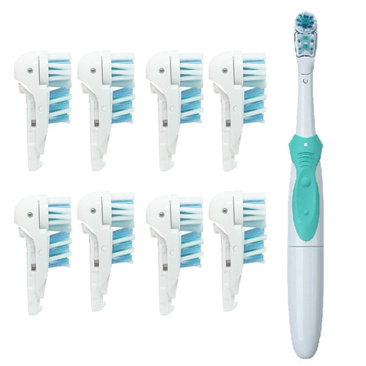 8Pcs Dual Electric Toothbrush Replacement Heads for Oral-B 3733 4732 4734