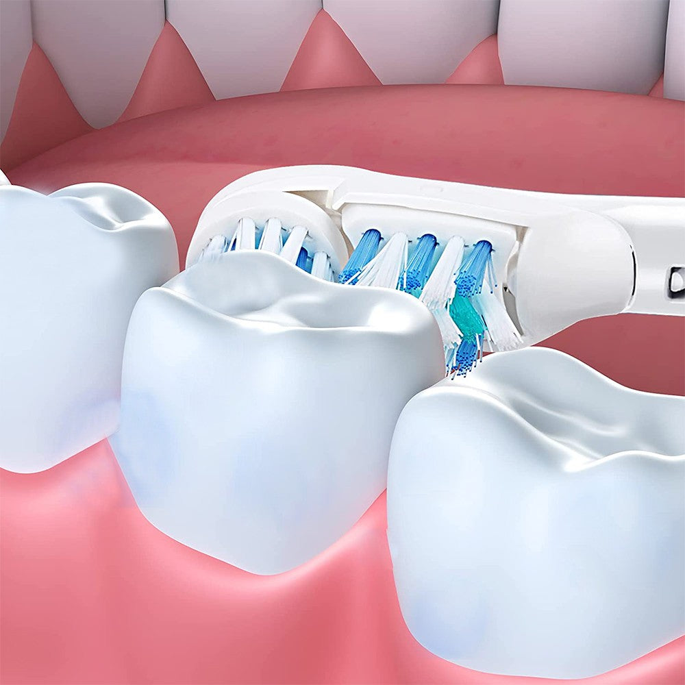 16Pcs Dual Electric Toothbrush Replacement Heads for Oral-B 3733 4732 4734