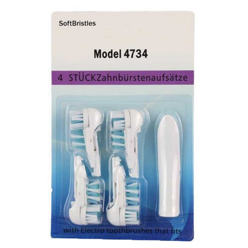16Pcs Dual Electric Toothbrush Replacement Heads for Oral-B 3733 4732 4734