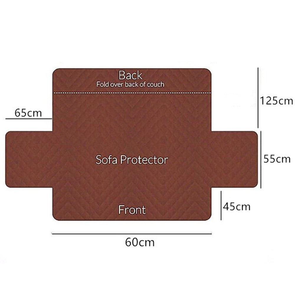 Recliner Chair Cover Sofa Slipcover Couch Protector with Side Pocket Green