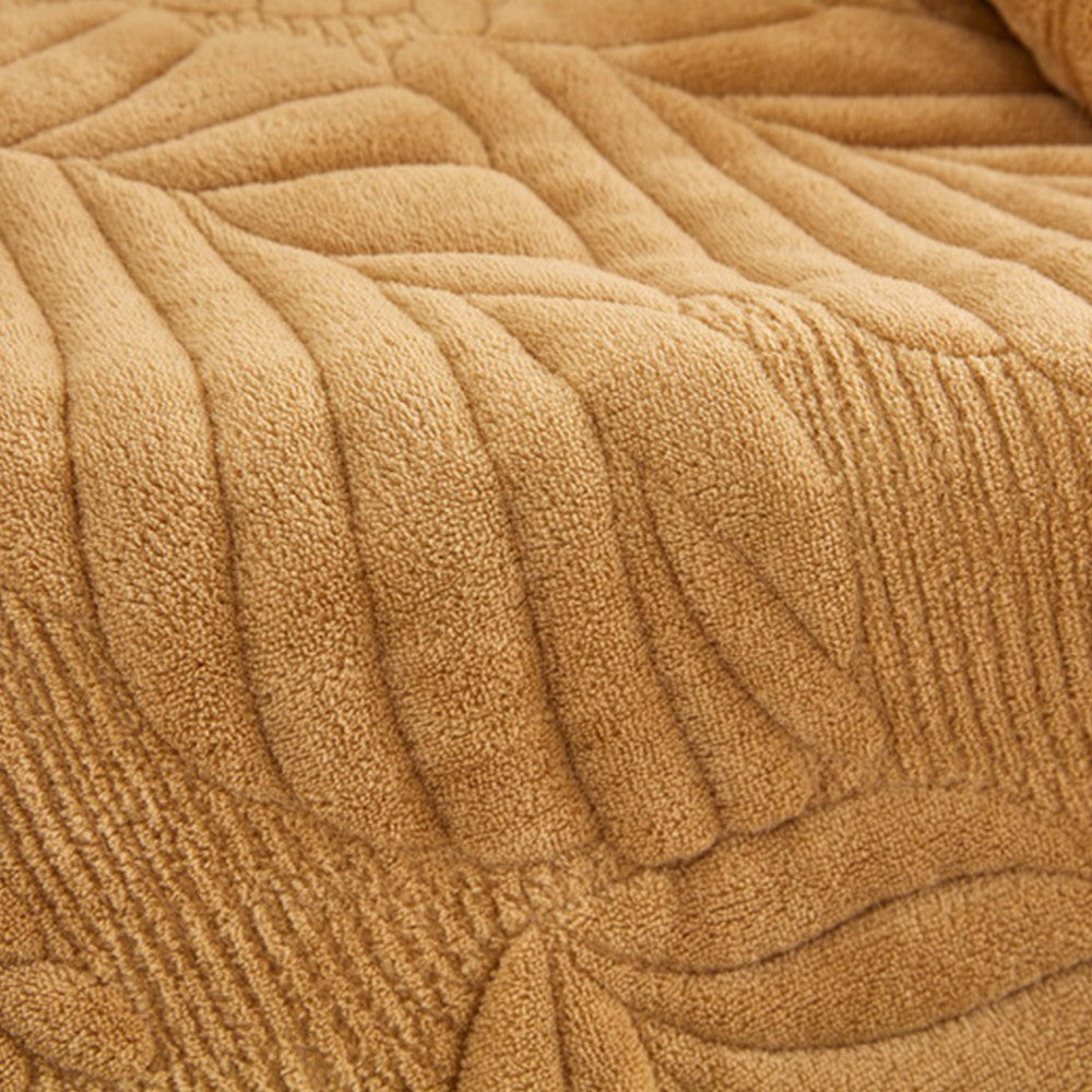 Recliner Chair Cover Sofa Slipcover Couch Protector with Side Pocket Coffee