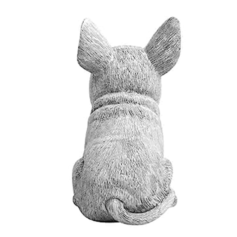 Garden Bulldog Dog Statue Dog Figurine Garden Ornament Outdoor Courtyard Decor