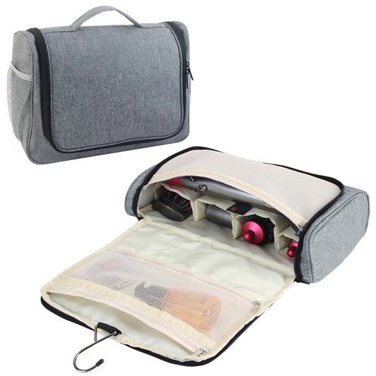 Travel Storage Bag Organizer for Dyson Airwrap Styler and Attachments Grey