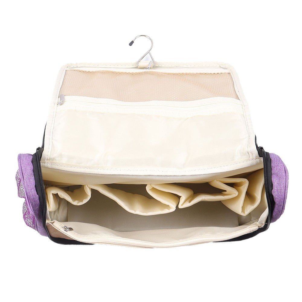 Travel Storage Bag Organizer for Dyson Airwrap Styler and Attachments Purple