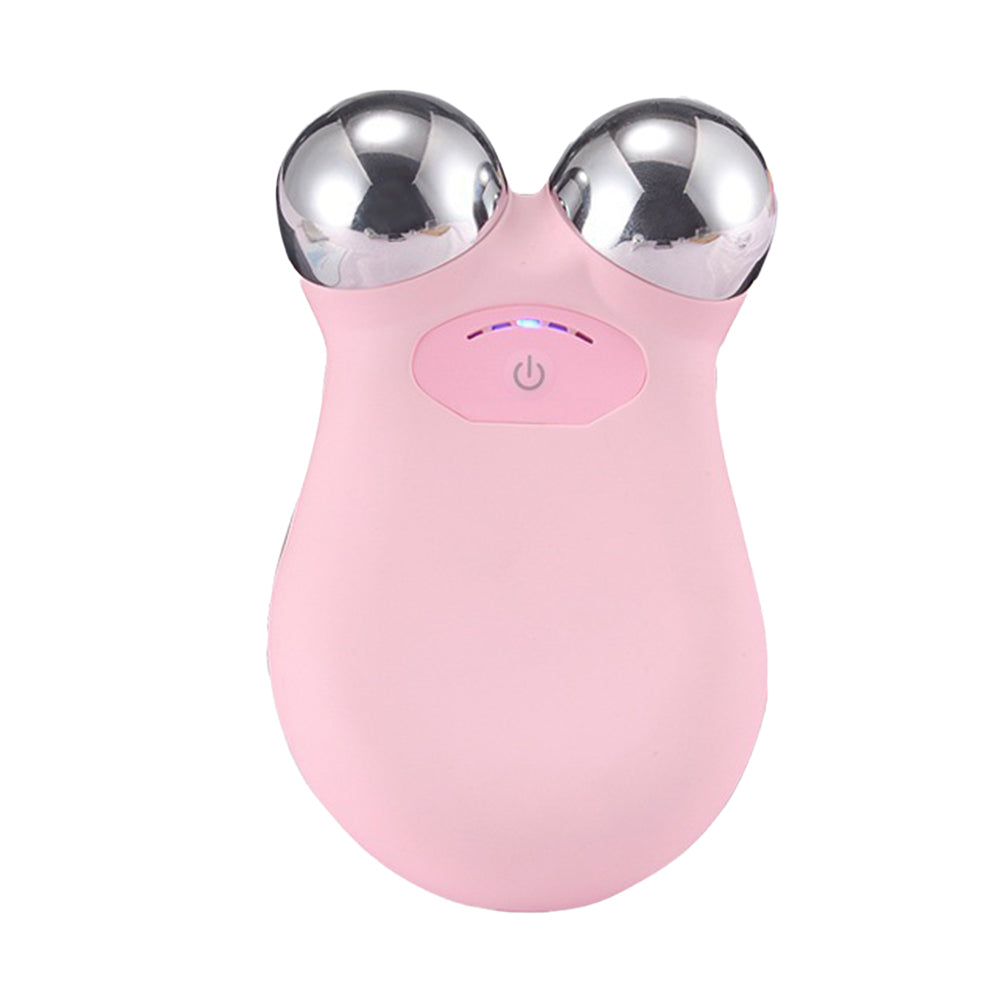 Microcurrent Face Skin Tightening Lifting Device Facial Beauty Machine Pink