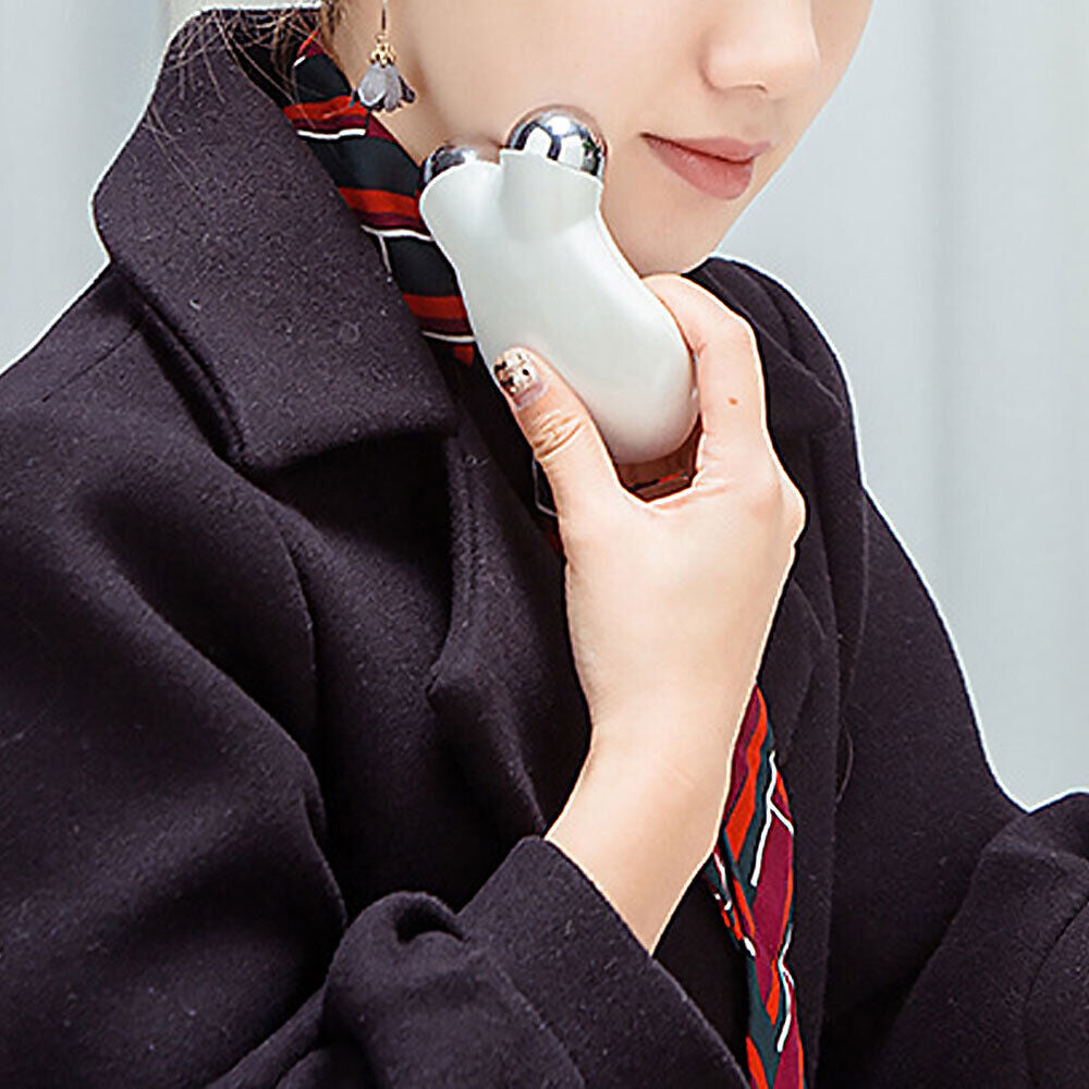 Microcurrent Face Skin Tightening Lifting Device Facial Beauty Machine White