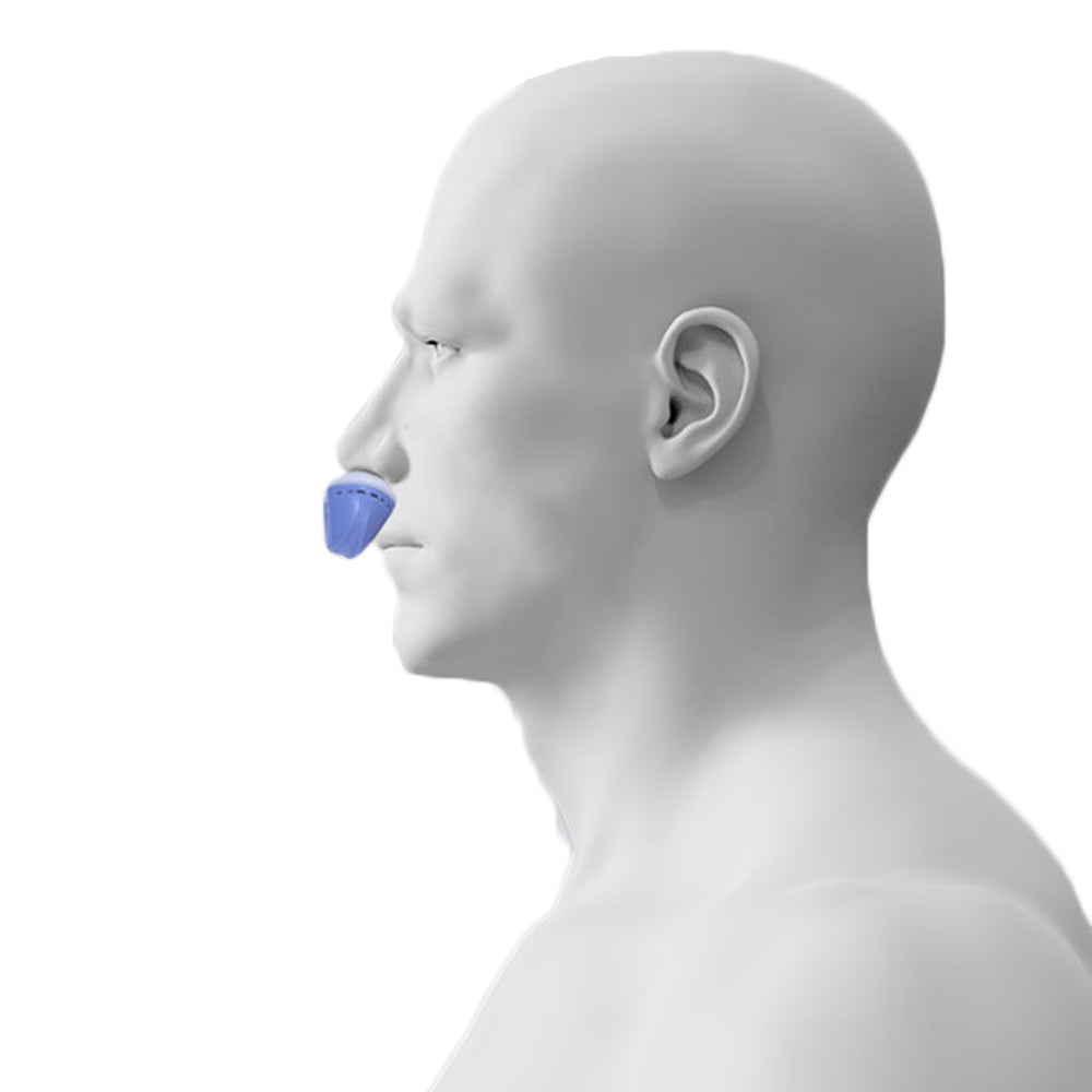 Electric Anti Snoring Device Sleep Noise Stop Snore Aid Stopper Blue