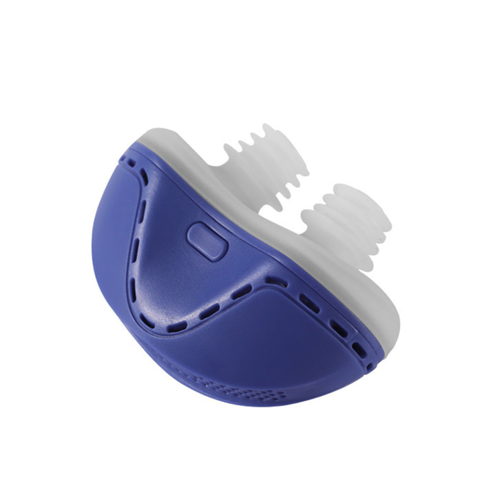 Electric Anti Snoring Device Sleep Noise Stop Snore Aid Stopper Blue