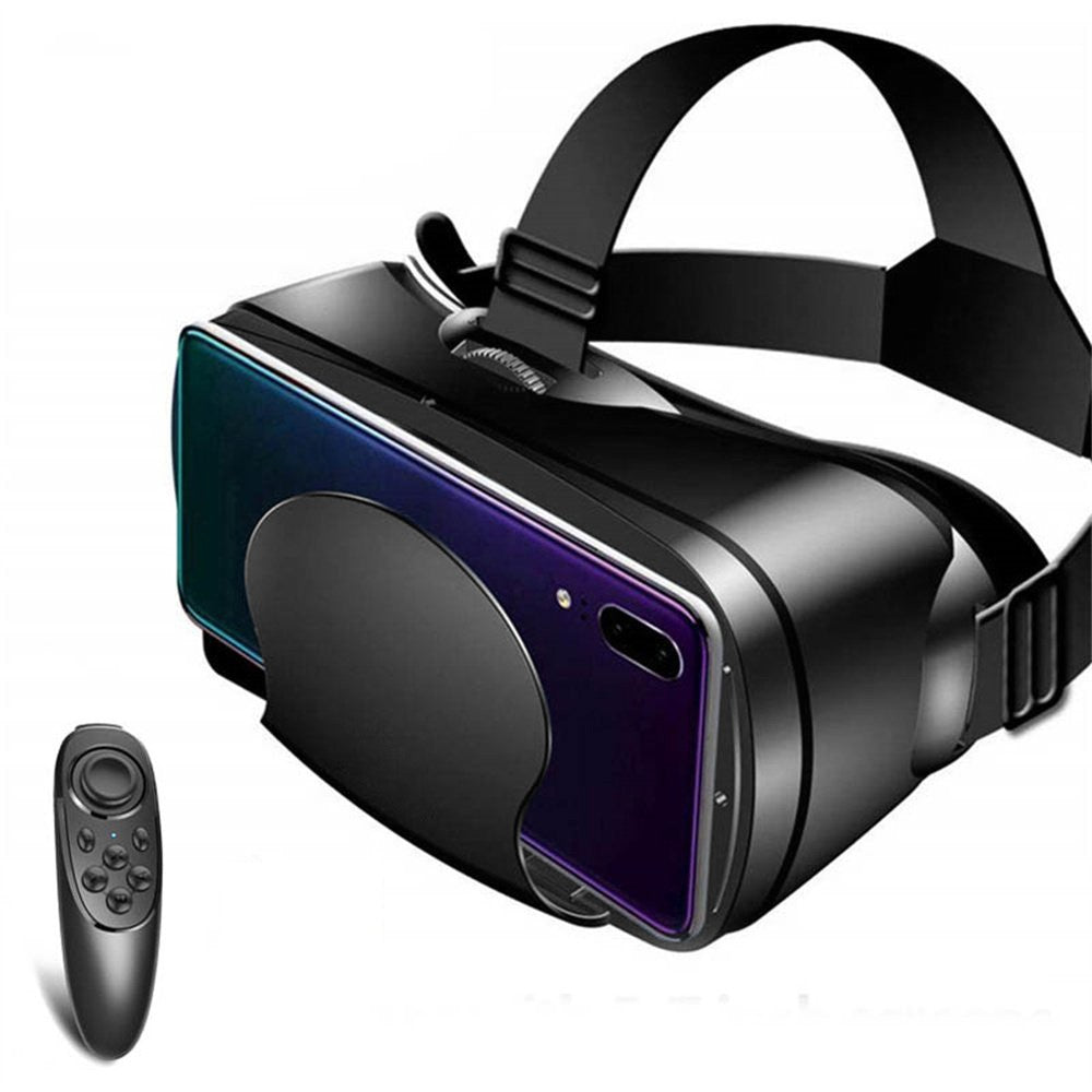 3D VR Glasses Virtual Reality Full Screen Glasses Box with Remote Control for 5-7 Inch Smart Phone