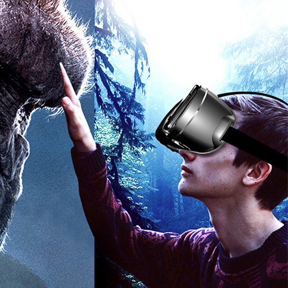 3D VR Glasses Virtual Reality Full Screen Glasses Box with Remote Control for 5-7 Inch Smart Phone