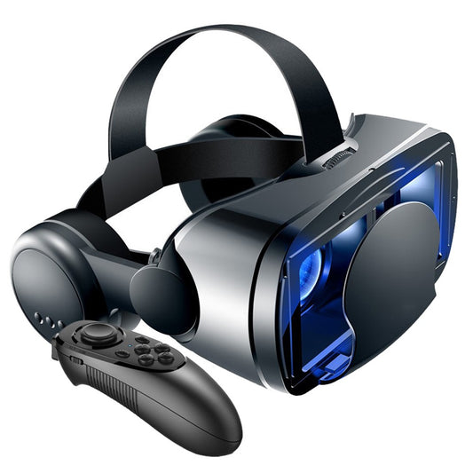 3D VR Glasses Virtual Reality Full Screen Glasses Box with Headset and Remote Control for 5-7 Inch Smart Phone