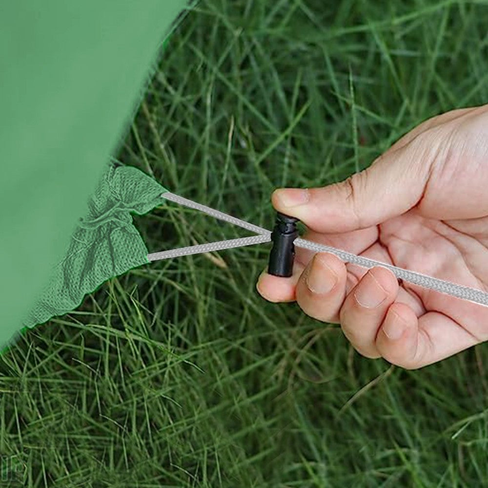 120x180cm Plant Freeze Protection Bag Reusable Plant Covers Frost Cloth with Drawstring and Zipper Green