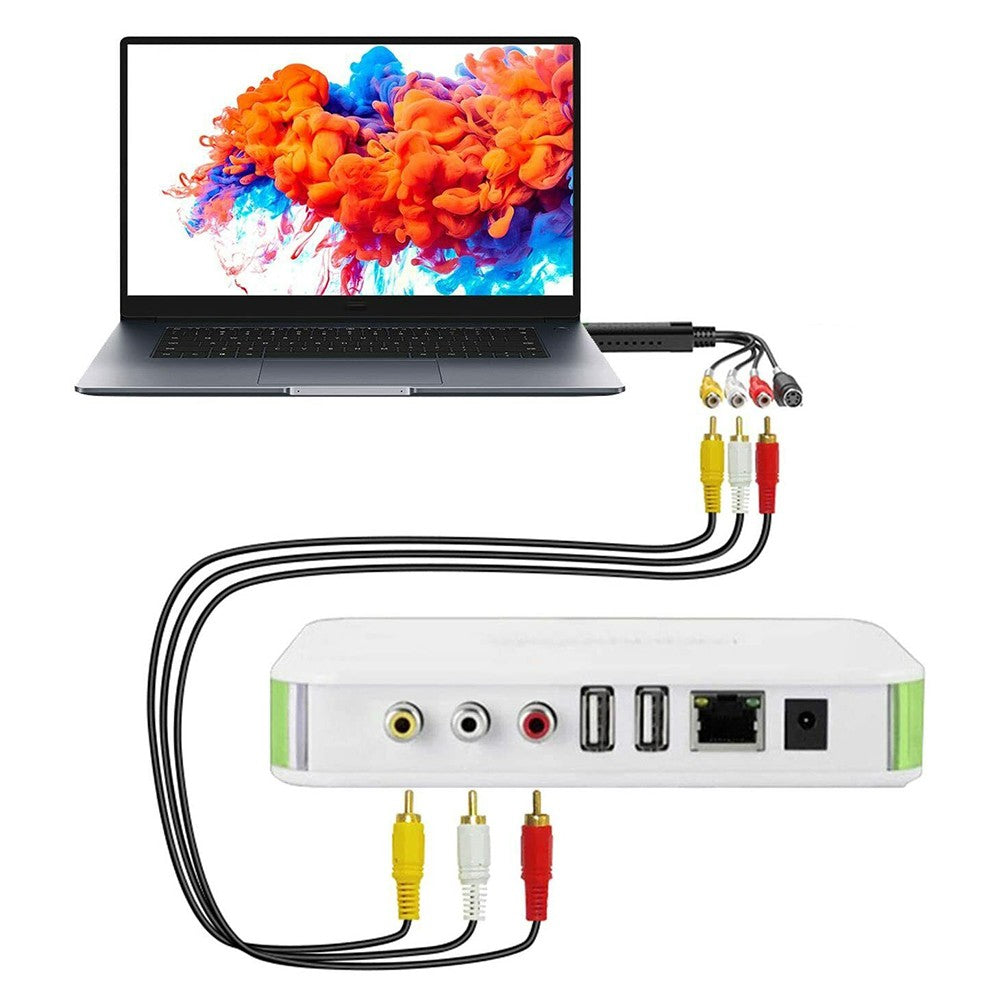 1 X USB 2.0 Audio Video Adapter VHS to DVD VCR Converter Digital Capture Card
