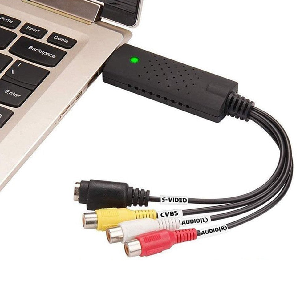 1 X USB 2.0 Audio Video Adapter VHS to DVD VCR Converter Digital Capture Card