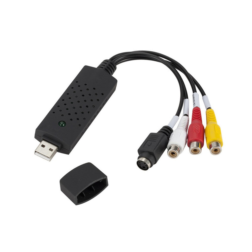 1 X USB 2.0 Audio Video Adapter VHS to DVD VCR Converter Digital Capture Card