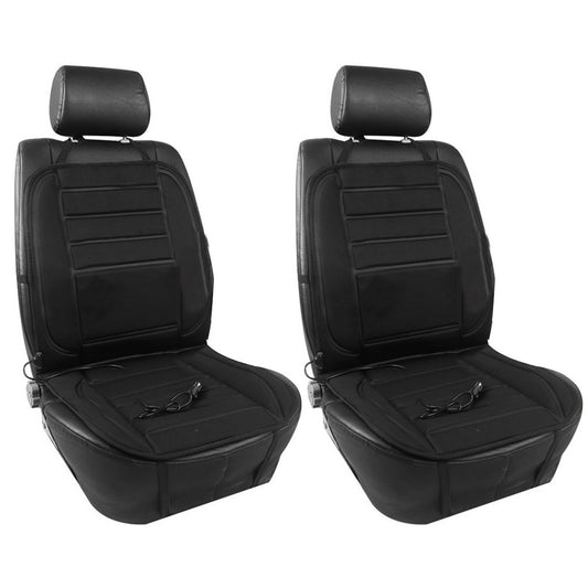 2 X 12V Heated Car Seat Cushion Winter Car Seat Heating Cover Seat Warmer