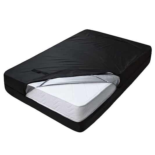 Mattress Bags Reusable Mattress Storage Dust Cover for Moving Black for Double / Queen