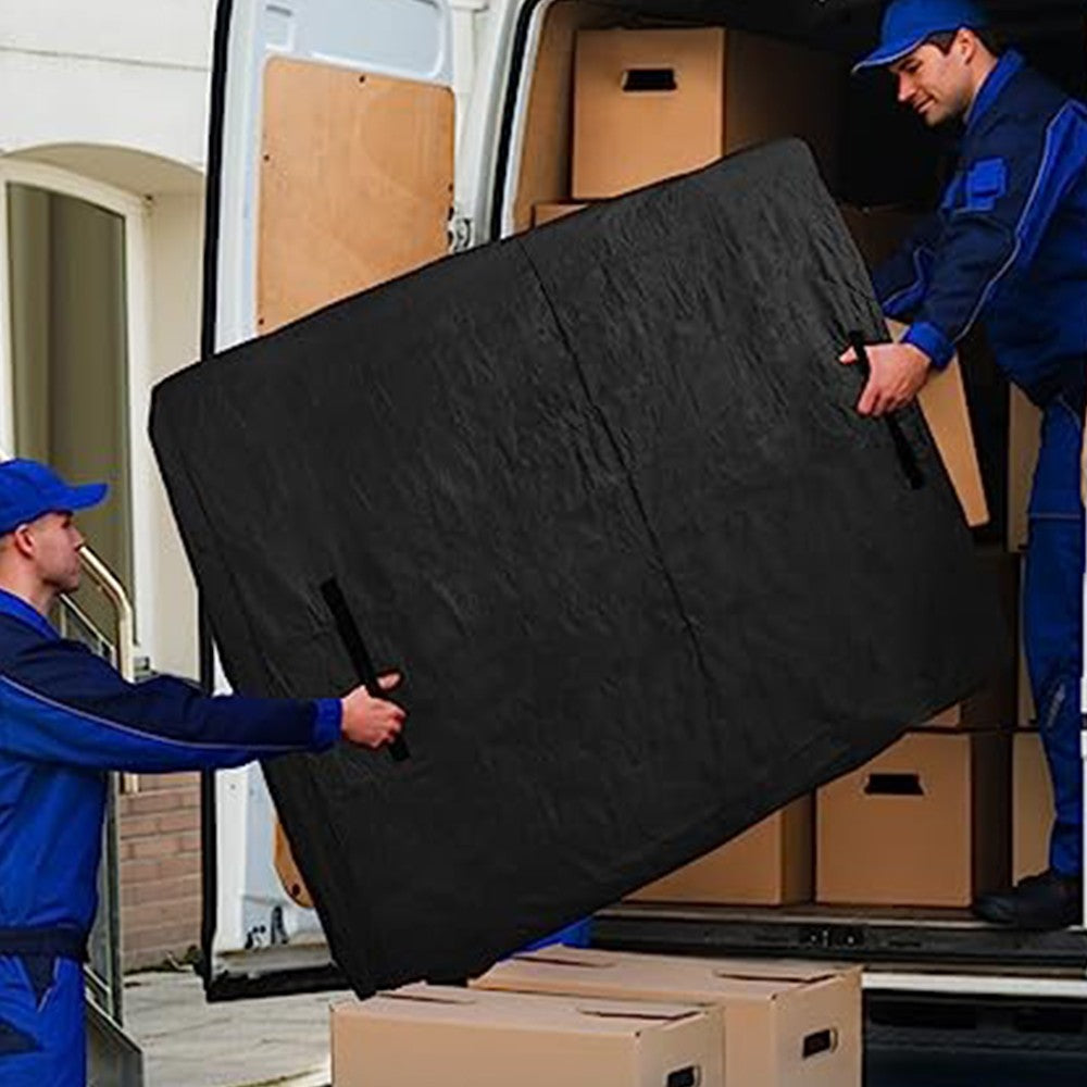 Mattress Bags Reusable Mattress Storage Dust Cover for Moving Black for King / Super King