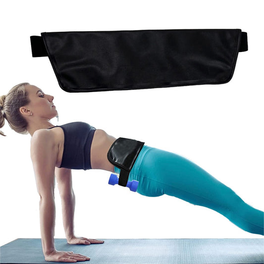 Black Hip Thrust Belt Butt Dumbbell Exercise Belt Hip Weight Lifting Belt