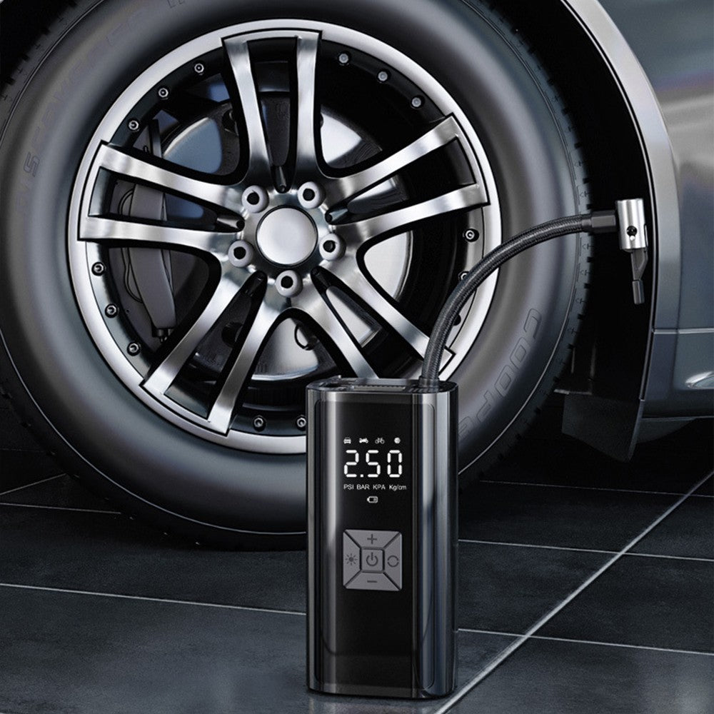 12V Electric Air Pump for Car Tires Portable Auto Tire Inflator Digital Display with LED Light