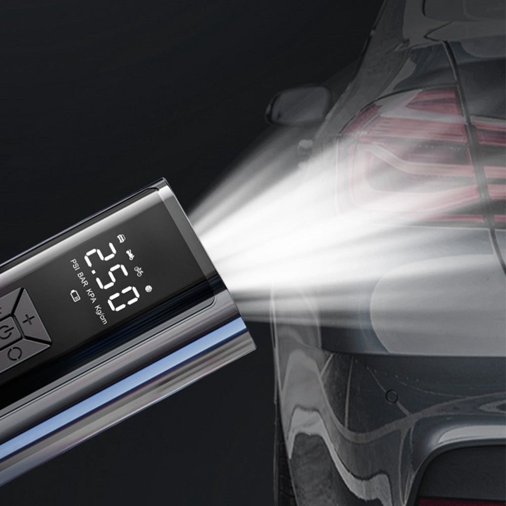 12V Electric Air Pump for Car Tires Portable Auto Tire Inflator Digital Display with LED Light