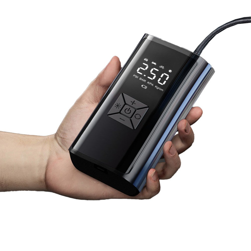 12V Electric Air Pump for Car Tires Portable Auto Tire Inflator Digital Display with LED Light