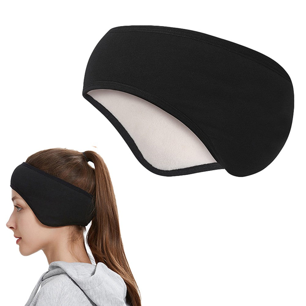 1Pc Blackout Eye Mask Ear Muffs Sleeping Eye Mask With Earplugs Black