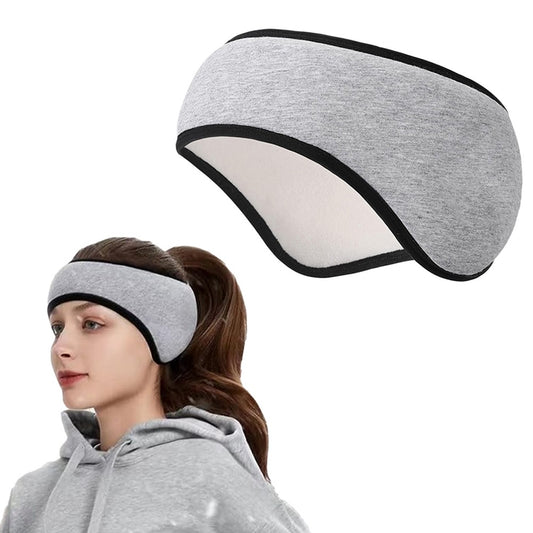 1Pc Blackout Eye Mask Ear Muffs Sleeping Eye Mask With Earplugs Grey
