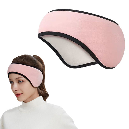 1Pc Blackout Eye Mask Ear Muffs Sleeping Eye Mask With Earplugs Pink