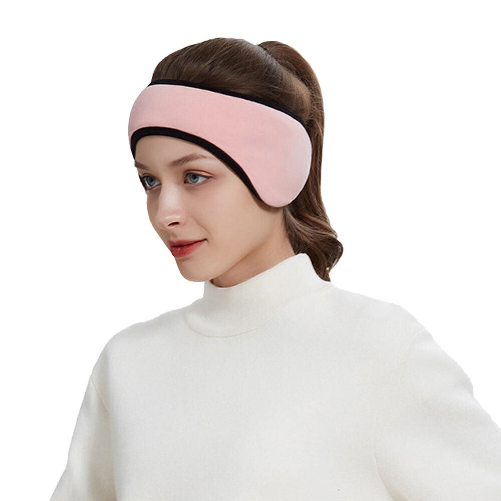 1Pc Blackout Eye Mask Ear Muffs Sleeping Eye Mask With Earplugs Pink