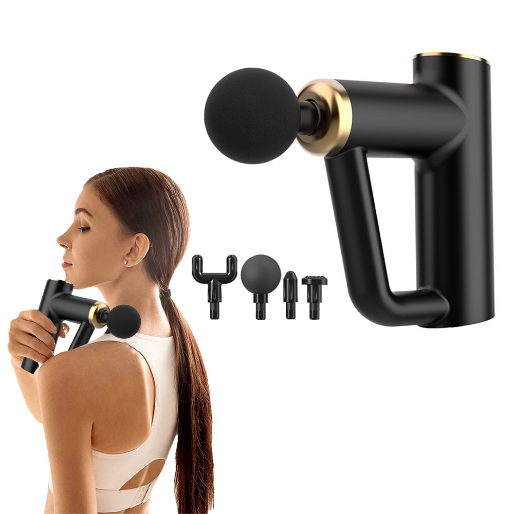 Muscle Massager Gun Relaxing Massager to Relax Heal Body Black