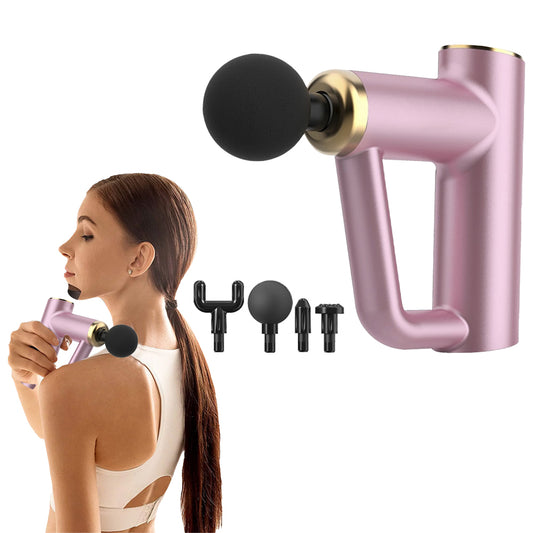 Muscle Massager Gun Relaxing Massager to Relax Heal Body Pink