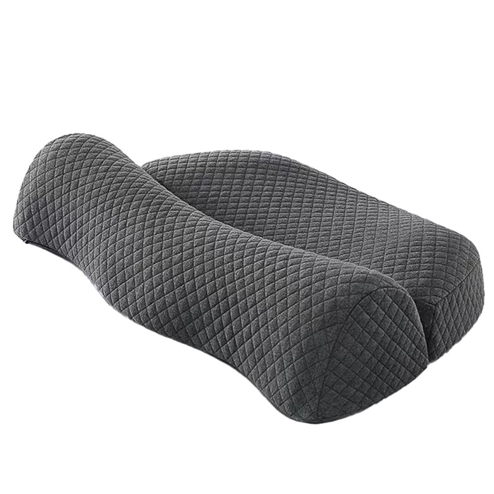 52x35cm Ergonomic Cervical Neck Pillow Soft Memory Foam Pillow for Sleeping Grey