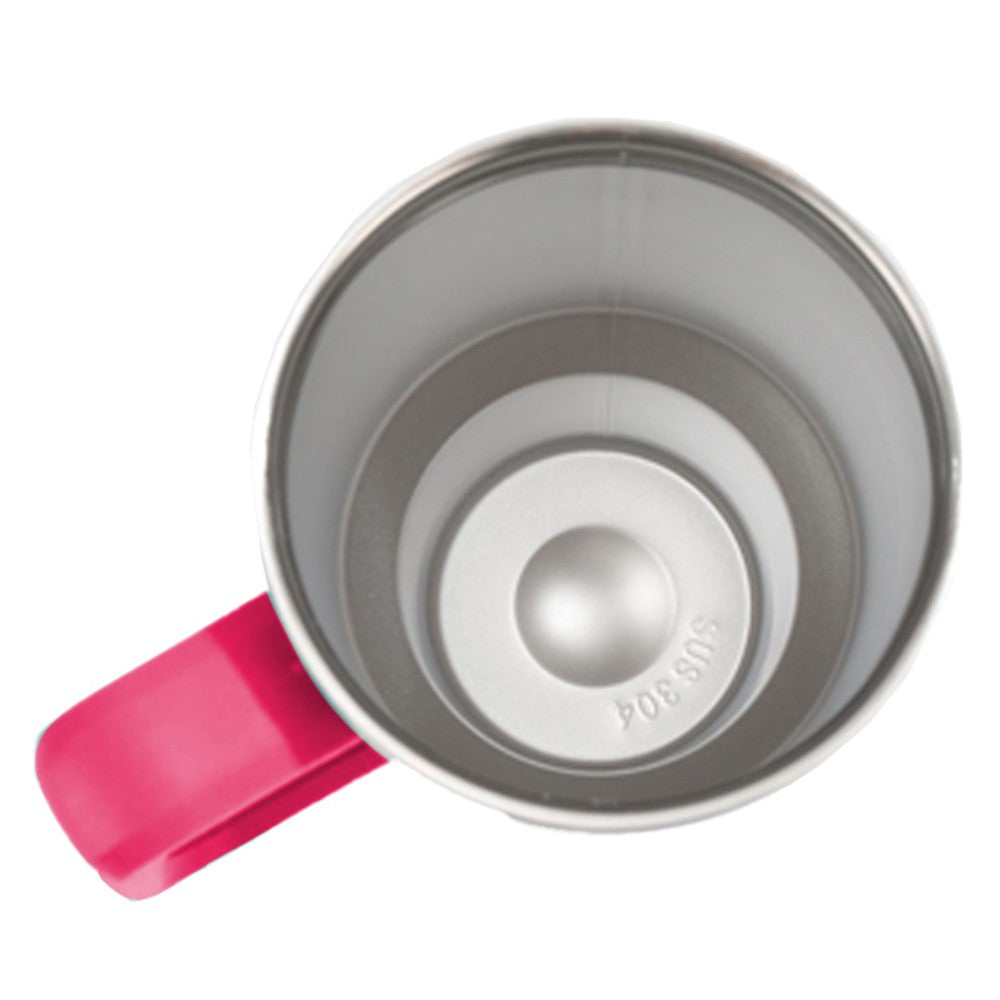 40oz Stainless Steel Tumbler with Straw Insulated Travel Mug Outdoor Water Bottle Pink