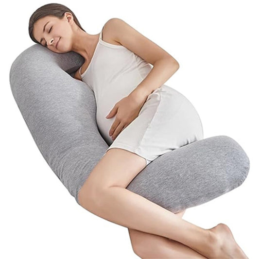 1Pc L-Shaped Pregnancy Pillow Maternity Body Support Pillow for Side Sleeping
