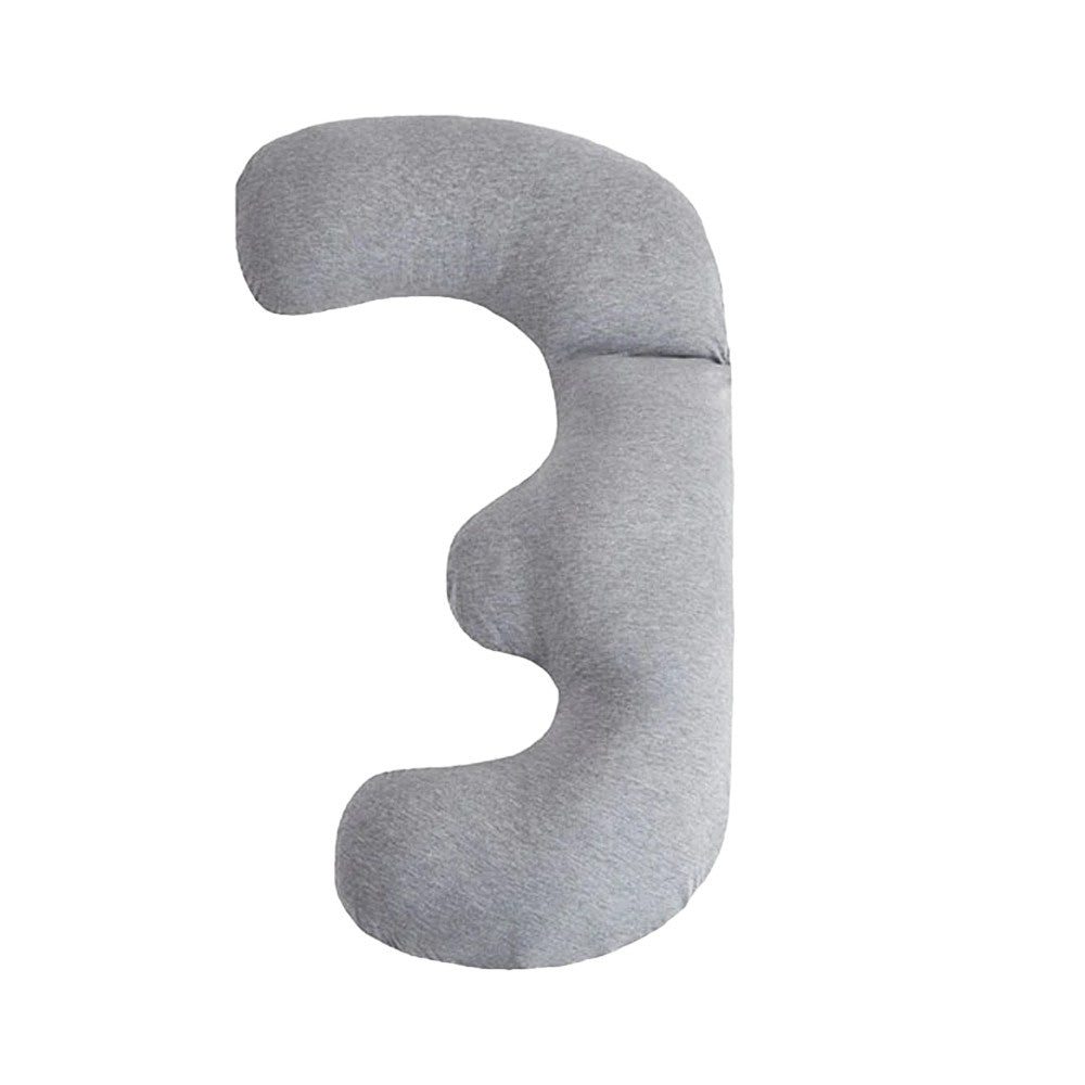 2Pcs L-Shaped Pregnancy Pillow Maternity Body Support Pillow for Side Sleeping