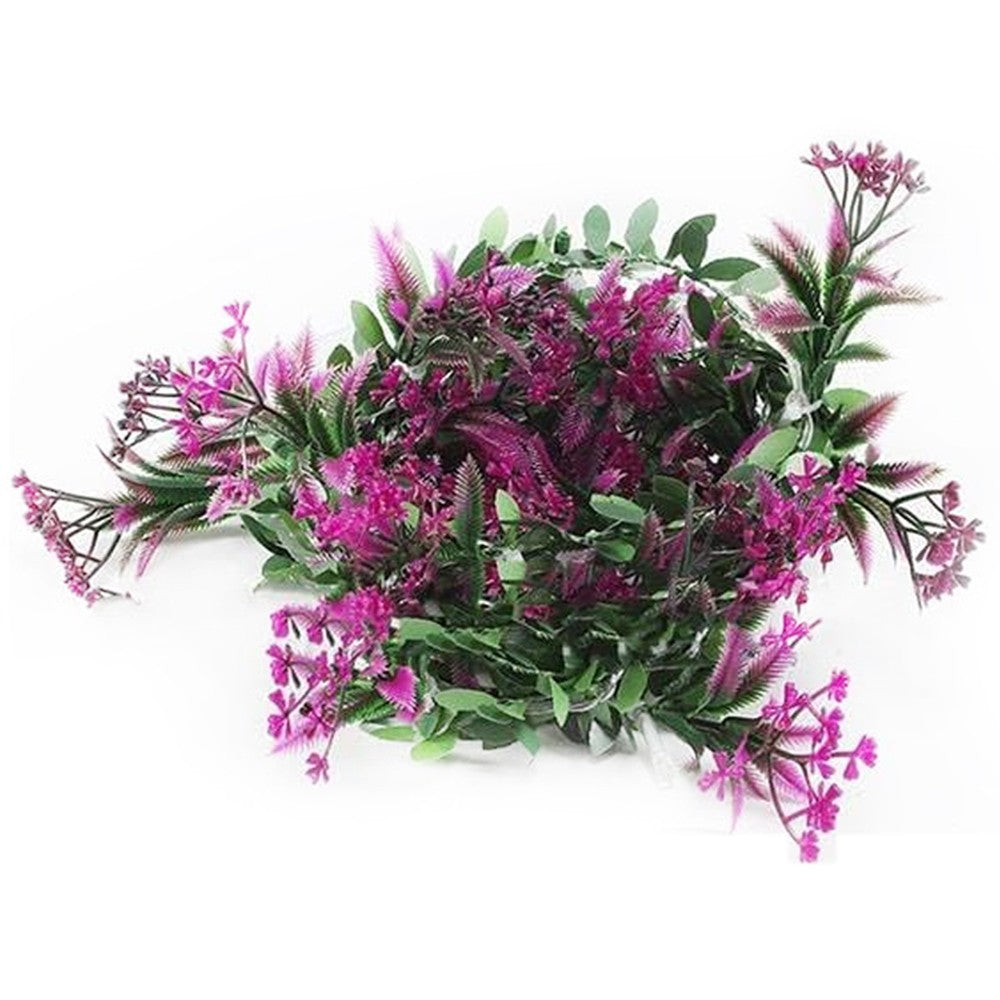 6M 40LED Christmas Flower Vines String Light LED Garland Light Battery Powered Xmas Decoration Light - Pink