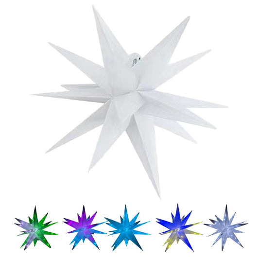 25cm Hanging Moravian Star Light Christmas Porch Star Decoration Lamp Color Changing Light