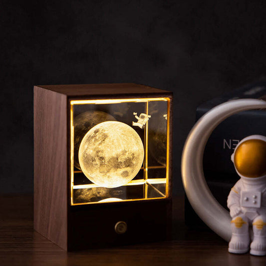 3D LED Night Light Table Lamp Home Decorative Ornament Christmas Moon Style