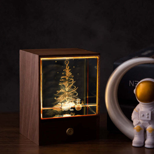 3D LED Night Light Table Lamp Home Decorative Ornament Christmas Tree Style