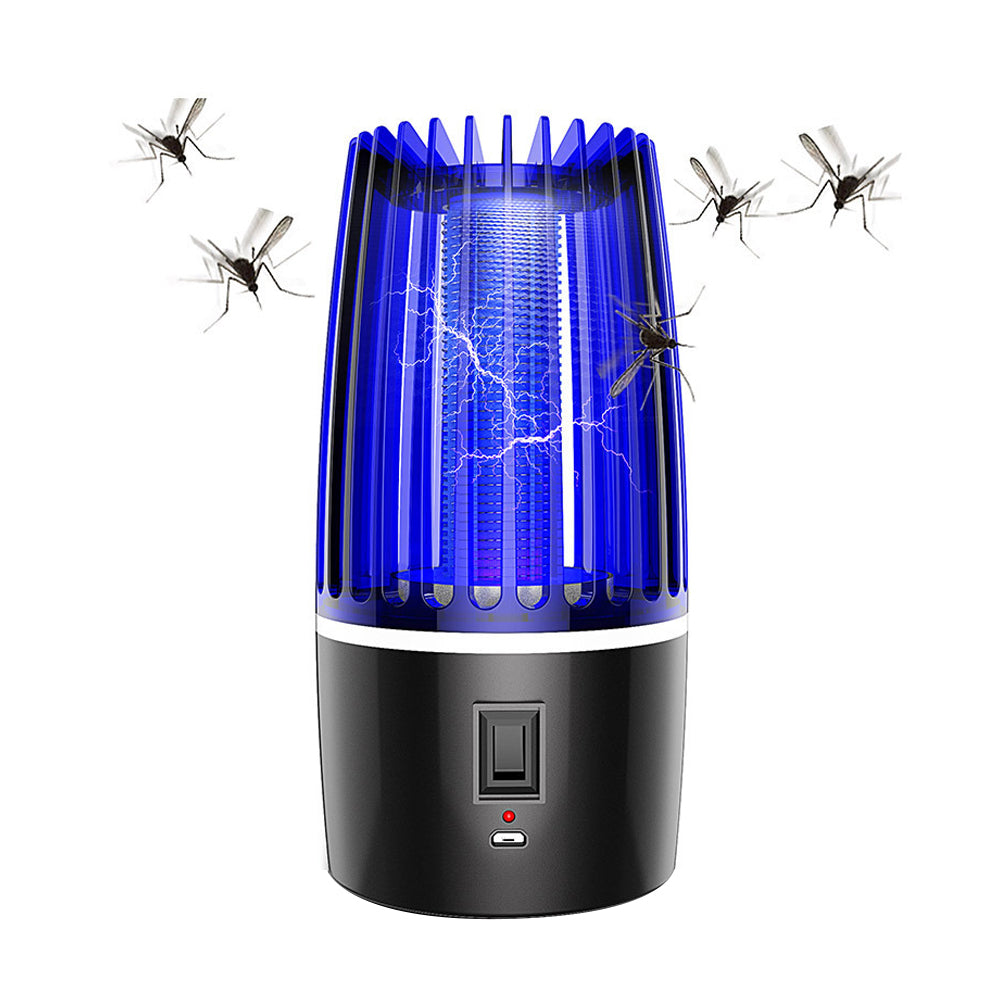 2x Electric Mosquito Killer Lamp USB Rechargeable Electric Repellent