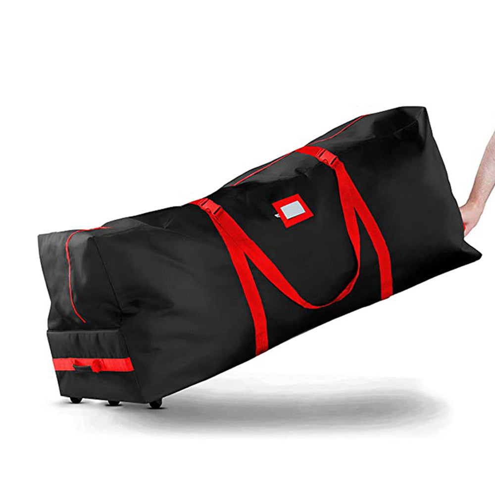 Black Christmas Tree Storage Bag with Wheels